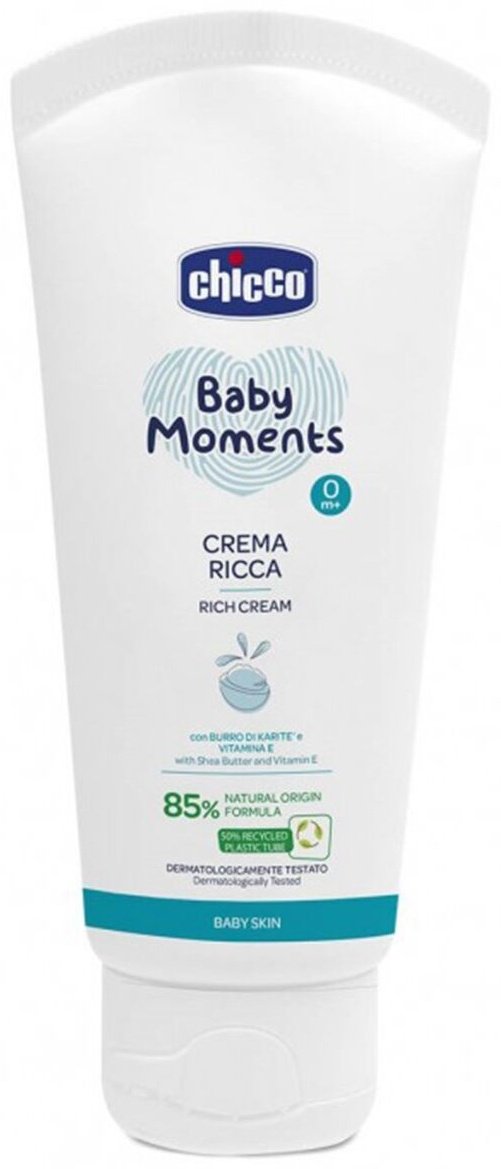 Chicco Baby moments с маслом ши и витамином Е 100 мл