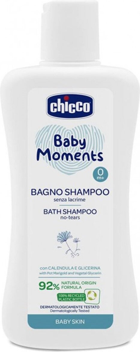 Chicco Шампунь-пена Baby moments с календулой 200 мл