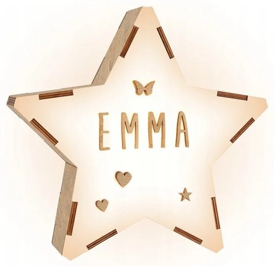 Vintuin декоративный светильник Personalized Star Lamp, дерево