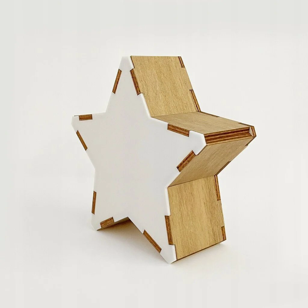 Vintuin декоративный светильник Personalized Star Lamp, дерево купить,NaN