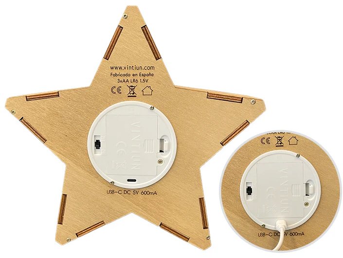 Vintuin декоративный светильник Personalized Star Lamp, дерево купить,0