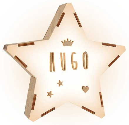 Vintuin декоративный светильник Personalized Star Lamp, дерево купить,NaN