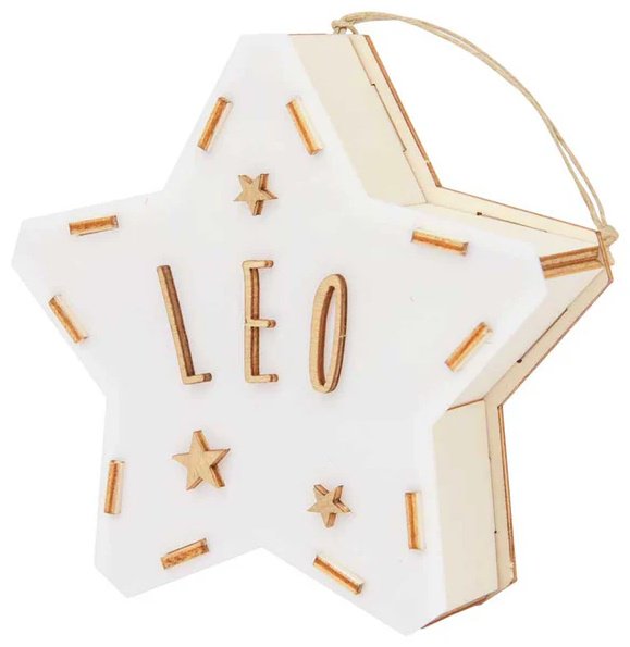 Vintuin декоративный светильник Personalized Star Lamp, дерево