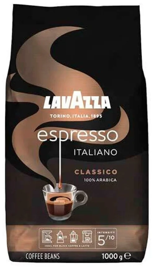 Кофе в зернах Lavazza Espresso Italiano Classico 1000гр