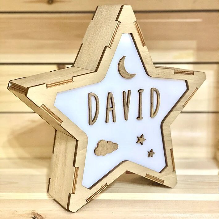 Vintuin декоративный светильник Personalized Star Lamp, дерево купить,14560