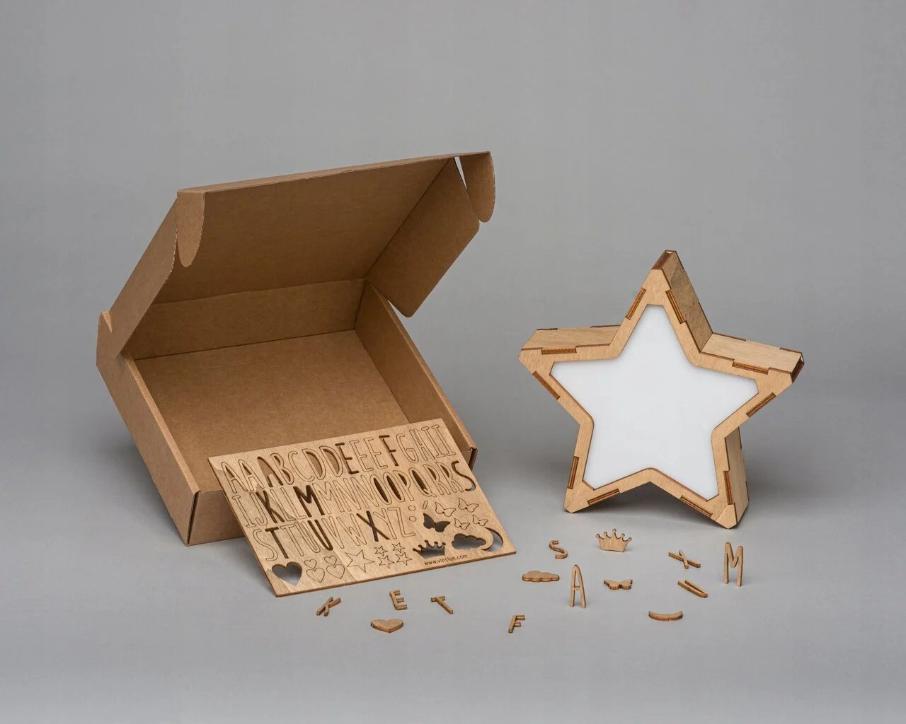Vintuin декоративный светильник Personalized Star Lamp, дерево купить,14560