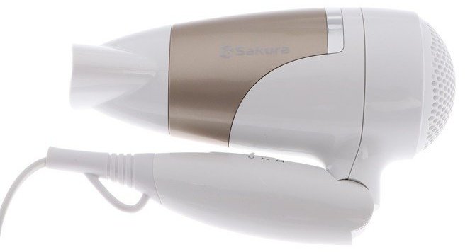 Sakura Фен Sakura SA-4040W, 1800 Вт, 2 скорости, 2 температурных режима, концентратор, бело-золотой компактный фен 1800 Вт - ForteMarket Sakura Фен Sakura SA-4040W, 1800 Вт, 2 скорости, 2 температурных режима, концентратор, бело-золотой компактный фен 1800 Вт купить,0