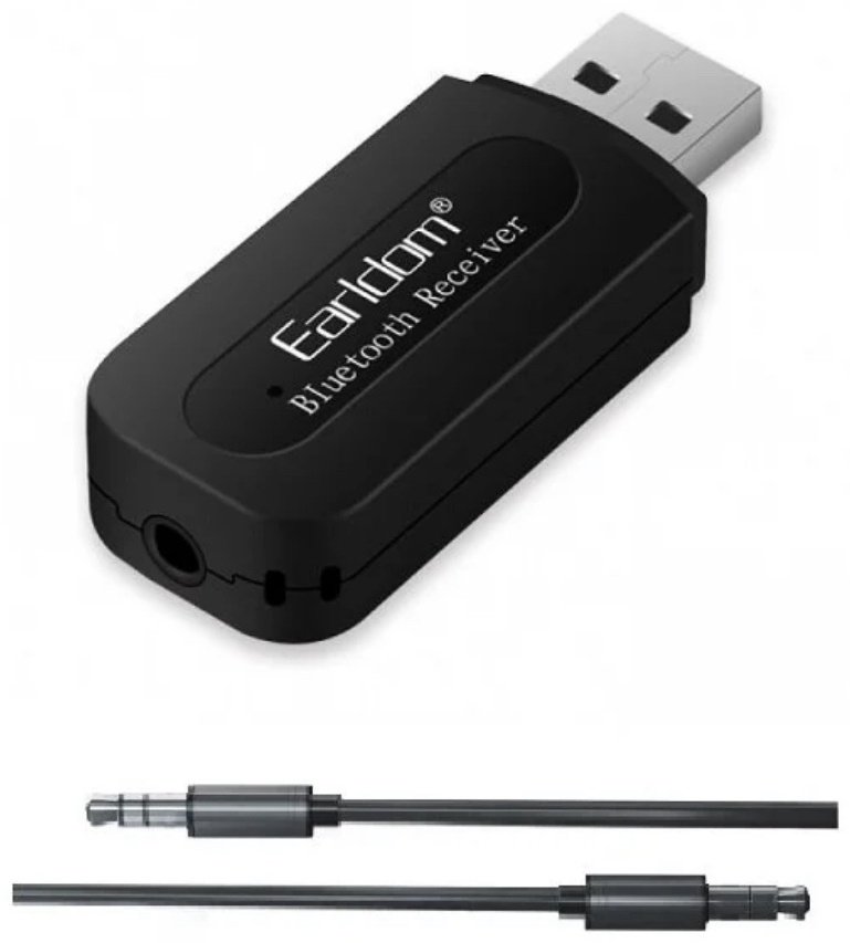 Bluetooth адаптер Earldom ET-M22 черный