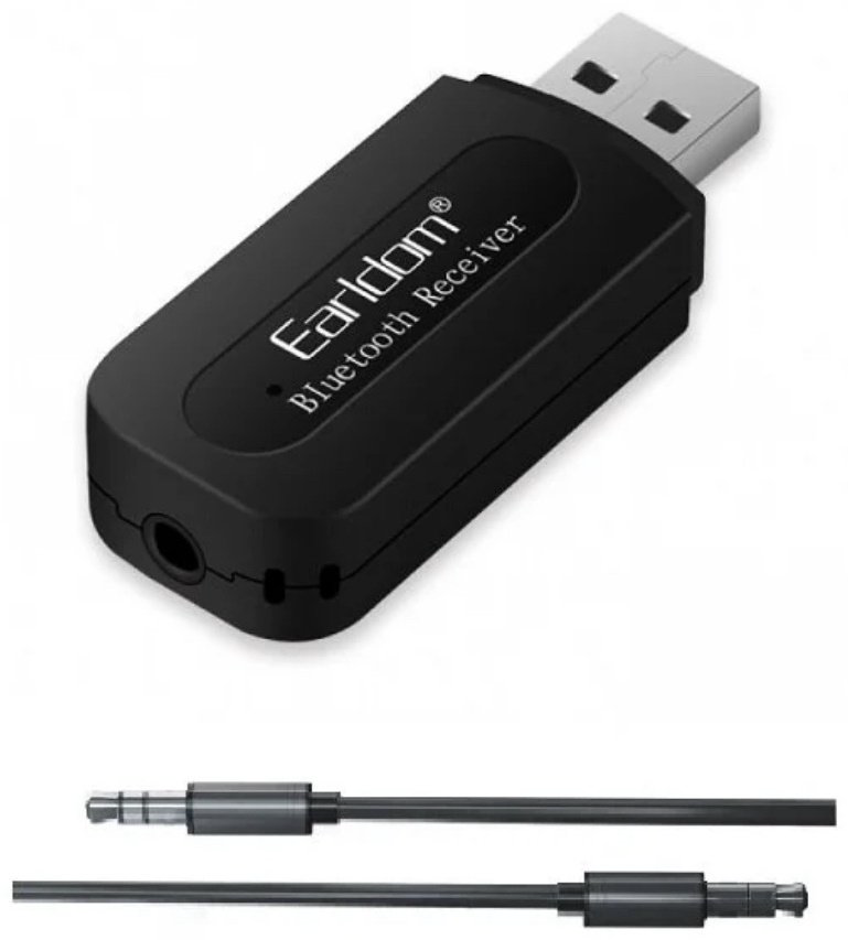 Bluetooth адаптер Earldom ET-M22 черный