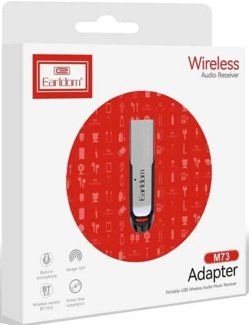 Bluetooth адаптер Earldom ET-M73 серый купить,0