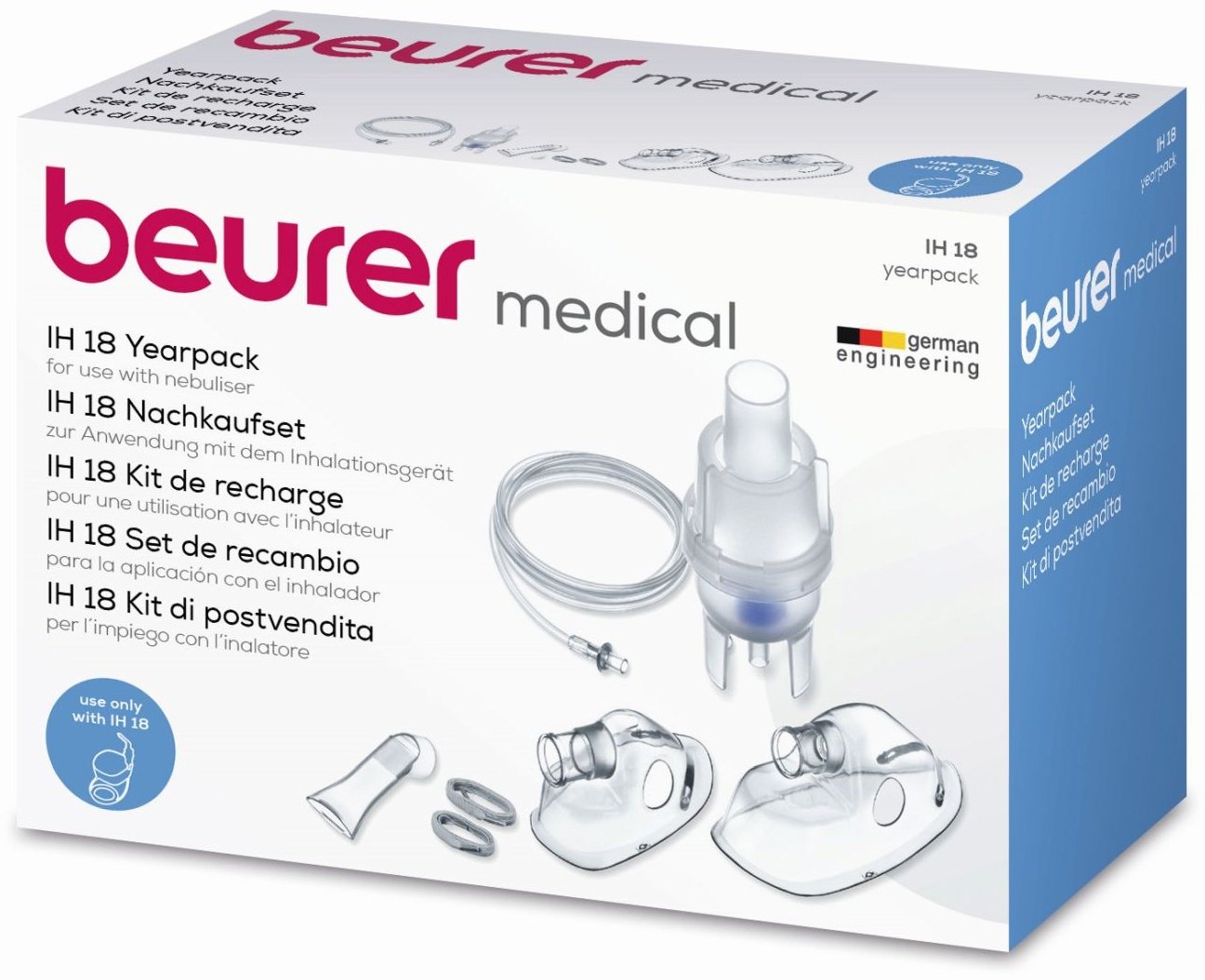 Beurer IH 18 компрессорный ингалятор для взрослых - ForteMarket Beurer IH 18 компрессорный ингалятор для взрослых купить,0
