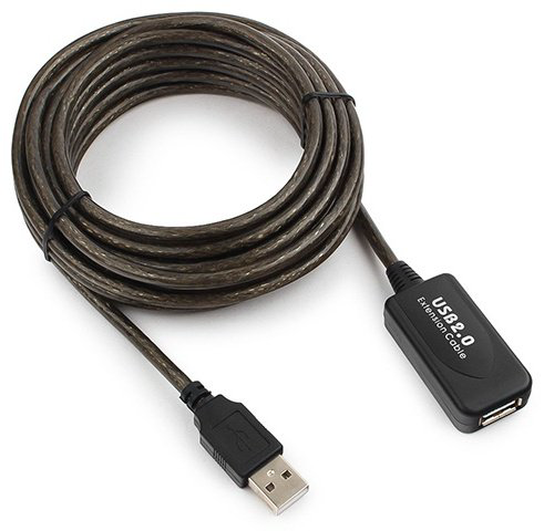 Кабель Cablexpert USB 2.0 A - USB 2.0 A 5 м UAE-01-5M