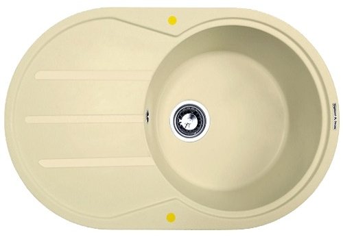 Кухонная мойка Zigmund & Shtain накладная KREIS OV 770 D, бежевый
