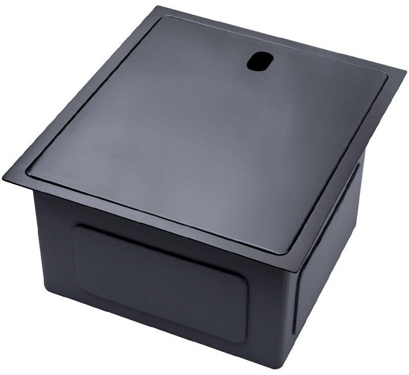 Кухонная мойка Avina HM 5050 врезная нержавеющая сталь, черный