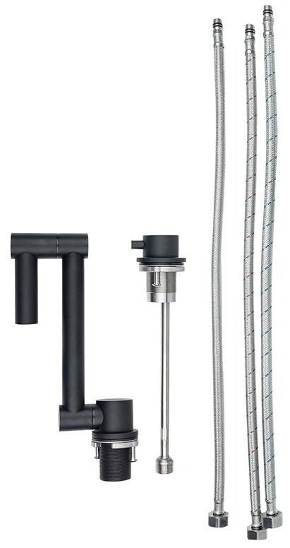 Кухонная мойка Avina HM 5050 врезная нержавеющая сталь, черный