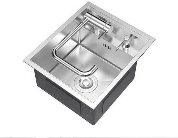 Кухонная мойка Avina HM5050 врезная 50х50х23 см, нержавеющая сталь