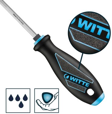 WITTE отвертка с магнитным наконечником 630442016 PZ1х300 мм, 1 шт. купить,0
