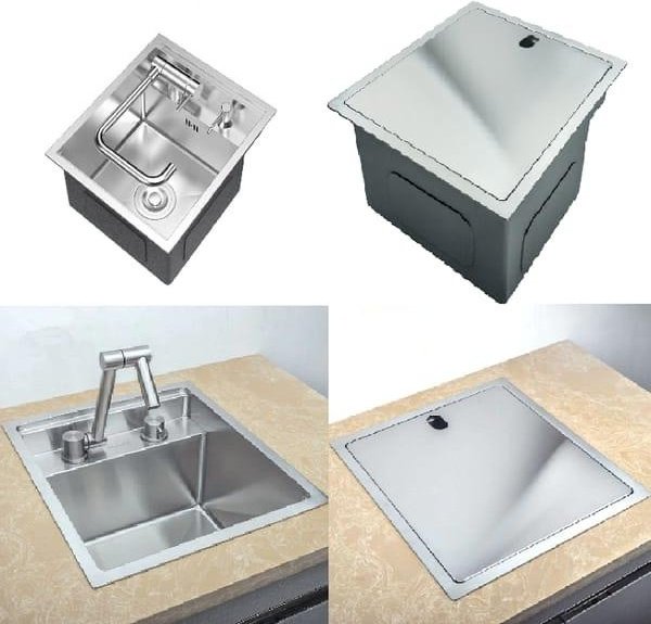 Кухонная мойка Avina HM5050 врезная 50х50х23 см, нержавеющая сталь