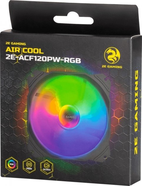 Вентилятор 2E AIR COOL ACF120PW-RGB - ForteMarket Вентилятор 2E AIR COOL ACF120PW-RGB купить,0
