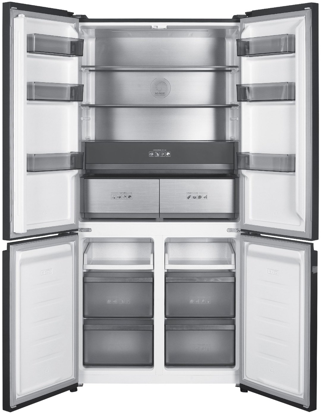 Холодильник Korting KNFM 94899 XN серый - ForteMarket Холодильник Korting KNFM 94899 XN серый купить,0