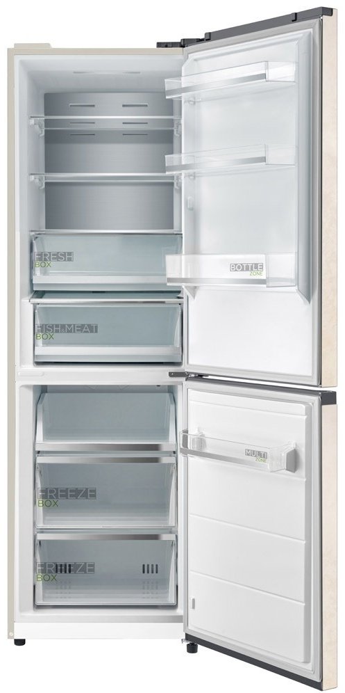 Холодильник Midea MDRB470MGE34T бежевый - ForteMarket Холодильник Midea MDRB470MGE34T бежевый купить,0