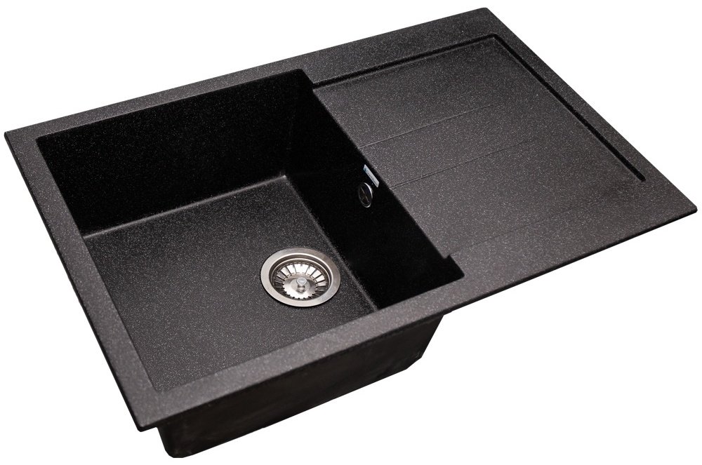 Кухонная мойка GranAlliance G-40 врезная 49.3х77х20 см, искусственный камень