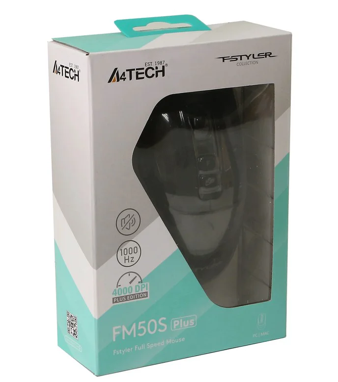 Мышь A4tech Fstyler FM50S Plus Black