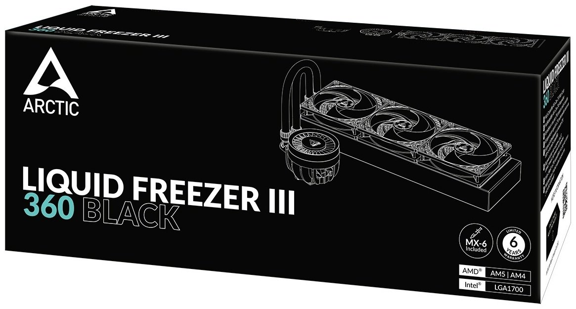 Arctic Liquid Freezer III - 360 (Black) - ForteMarket Arctic Liquid Freezer III - 360 (Black) купить,0