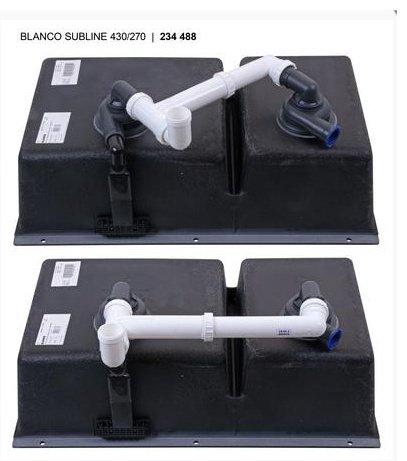 Кухонная мойка Blanco подстольная Subline 430/270-U, бежевый купить,NaN