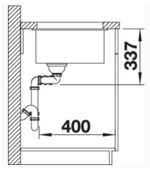 Кухонная мойка Blanco подстольная Subline 480/320-U , коричневый - ForteMarket Кухонная мойка Blanco подстольная Subline 480/320-U , коричневый купить,0