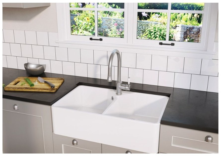 Кухонная мойка Blanco подстольная Villae Double , белый купить,466578