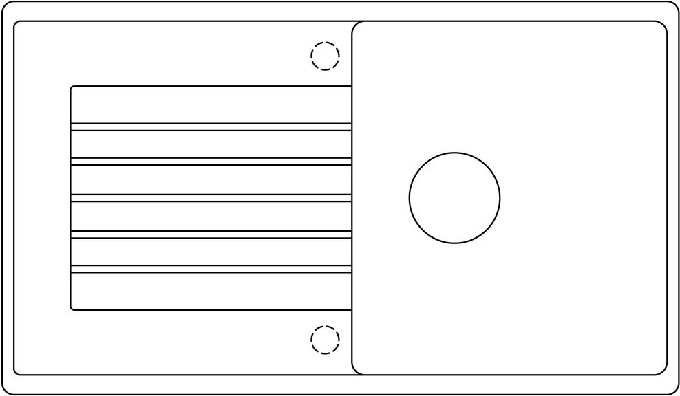 Кухонная мойка Blanco ZIA 5 S 527204 мягкий белый врезная 86х50х19 см, искусственный гранит