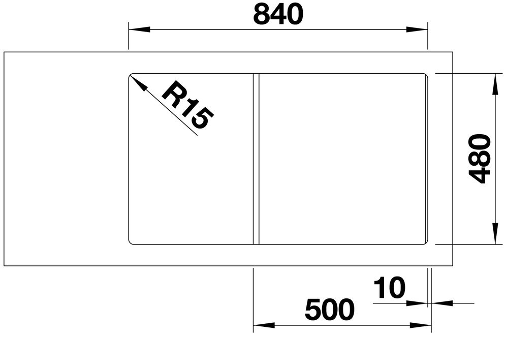 Кухонная мойка Blanco ZIA 5 S 527204 мягкий белый врезная 86х50х19 см, искусственный гранит купить,204456