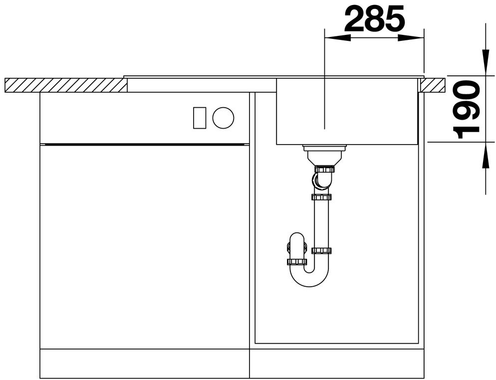 Кухонная мойка Blanco ZIA 5 S 527204 мягкий белый врезная 86х50х19 см, искусственный гранит