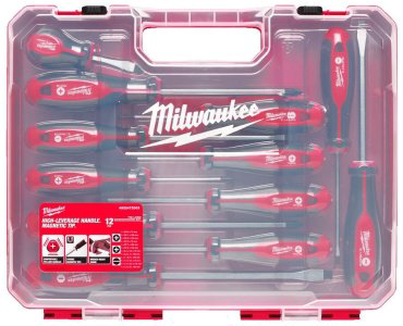 Milwaukee набор отверток с магнитным наконечником, эргономичная ручка High-Leverage 4932472003 набор из 12 - ForteMarket Milwaukee набор отверток с магнитным наконечником, эргономичная ручка High-Leverage 4932472003 набор из 12 купить,26190