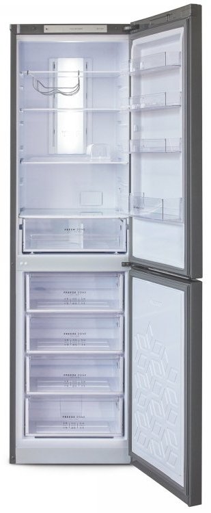 Холодильник Бирюса I980NF серебристый купить,0
