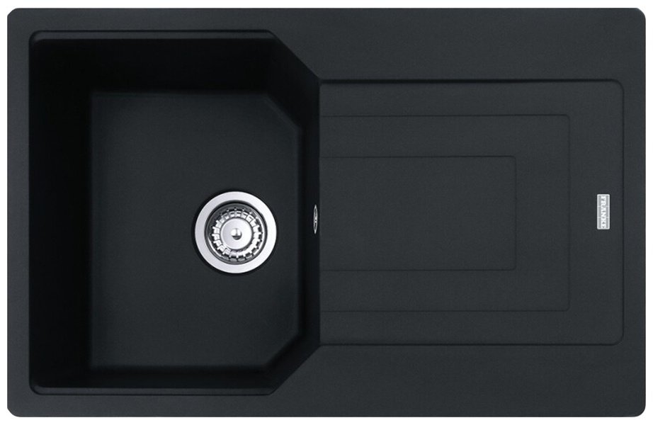 Кухонная мойка Franke UBG 611-78 черный (114.0686.749) врезная 78х50х35 см, искусственный камень