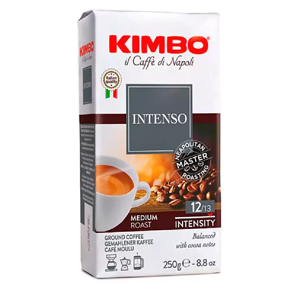 Кофе молотый Kimbo Aroma Intenso 250гр купить,NaN