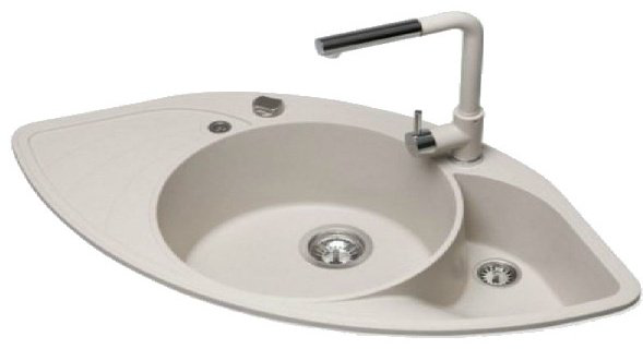 Кухонная мойка AQUASANITA врезная SCP151-111AW 94.5x50 бежевый купить,NaN