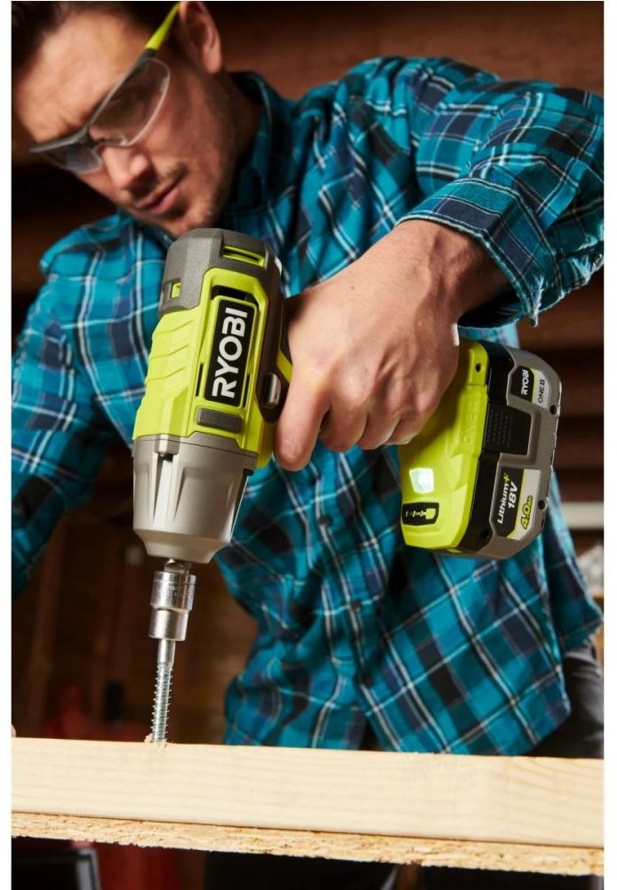 RYOBI гайковерт RIW18-0 5133005501 купить,0