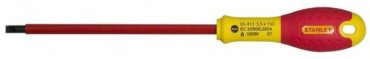 STANLEY отвертка диэлектрическая 0-65-411 SL3.5х75 мм, 1 шт.