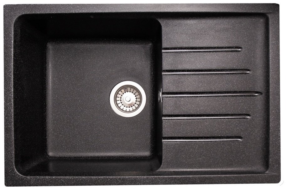 Кухонная мойка GranAlliance G-41 врезная 48.3х73.4х21 см, искусственный камень