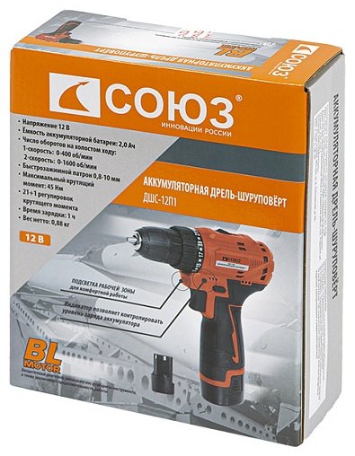 СОЮЗ дрель-шуруповерт ДШС-12П1 - ForteMarket СОЮЗ дрель-шуруповерт ДШС-12П1 купить,0