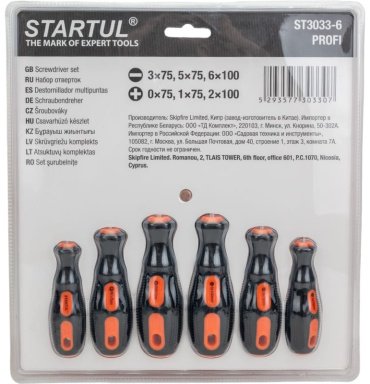 Startul набор отверток ST3033-6 6 шт. купить,0