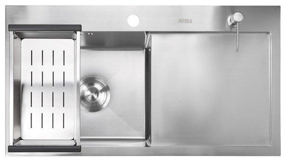 Кухонная мойка Avina HM satin L 78x43 серебристый