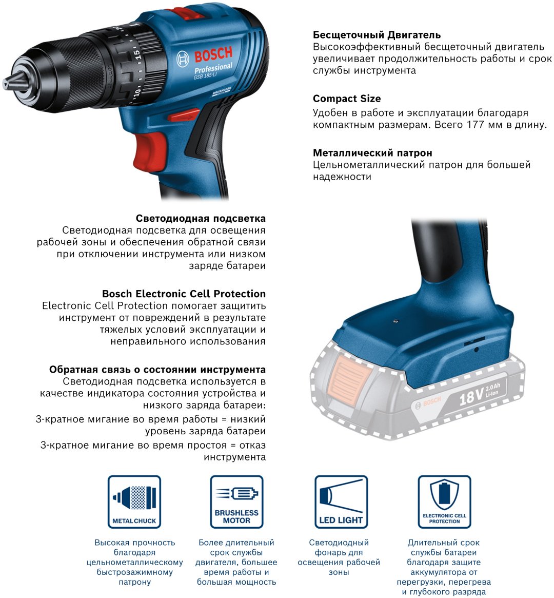 Bosch дрель-шуруповерт 06019K3101 18 В - ForteMarket Bosch дрель-шуруповерт 06019K3101 18 В купить,0