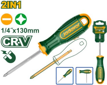 Jadever отвертка JDSS45M3 PH2