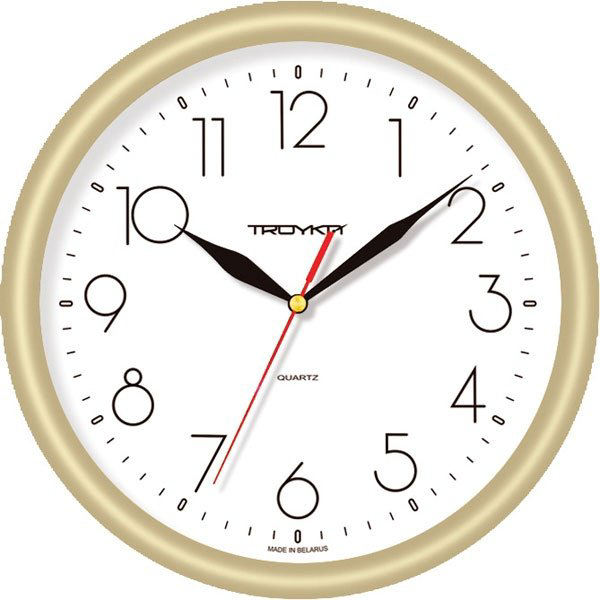 Часы кварцевые Troyka 21271212, пластик купить,NaN