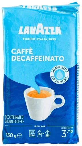 Кофе молотый Lavazza Caffe Decaffeinato 250гр