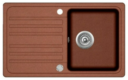 Кухонная мойка AQUASANITA врезная SQ101-501AW, медь